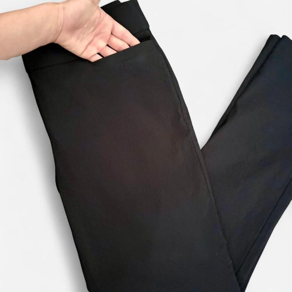 Briggs Black Slim Stretch Trousers - Picture 3 of 8